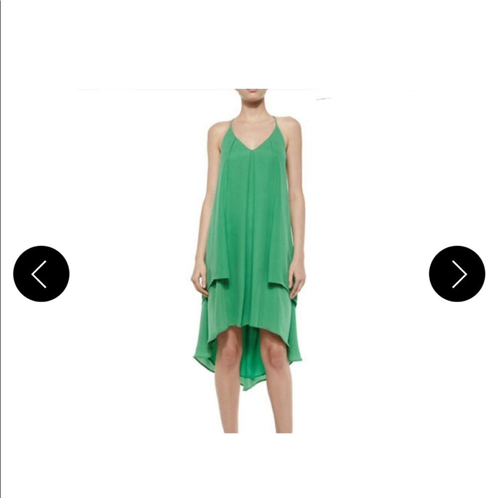 Rebecca Minkoff Silk Green dress
